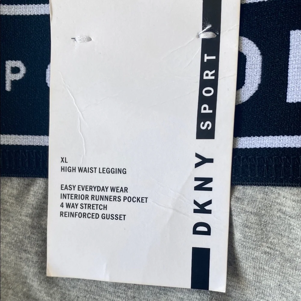 Tampa Bay Rays DKNY Kids High Waist Gray Leggings Size XL NWT